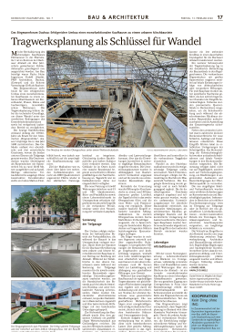 13/02/2026 / Birgmannforum Dachau - Tragwerksplanung als Schlüssel für Wandel / Daniel Heim, Harald Dumele