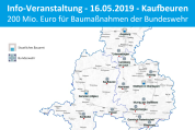 INfo-Veranstaltung: 200 Mio. Euro für Baumaßnahmen der Bundeswehr in Süd-West-Bayern - 16.05.2019 - Kaufbeuren