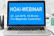 Kostenfreies Webinar zum HOAI-Urteil am 23. Juli 2019