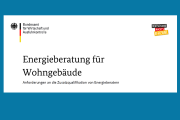 Änderung des Merkblatts für Anforderungen an Zusatzqualifikation von Energieberatern (BAFA)