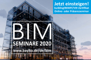 BIM-Seminarreihe mit buildingSMART/VDI-Zertifikat: Jetzt einsteigen