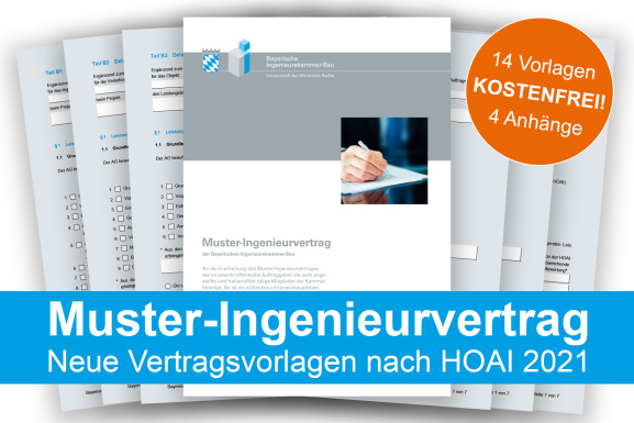 Muster-Ingenieurvertrag mit 12 Vertragsvorlagen kostenfrei als PDF zum Download