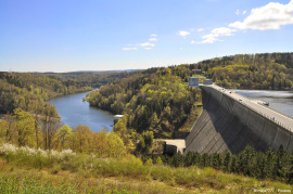 Die Rappbodetalsperre im Harz