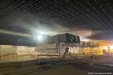 Altstadtringtunnel München, Verstärkung Block 34 im laufenden Verkehr