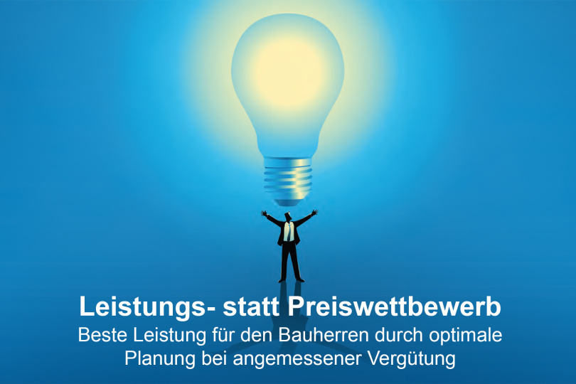 Neuer Flyer: Leistungs- statt Preiswettbewerb