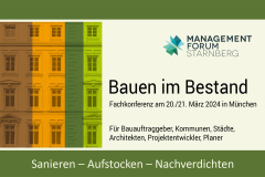Fachkonferenz Bauen im Bestand - 20./21.03.2024 - München