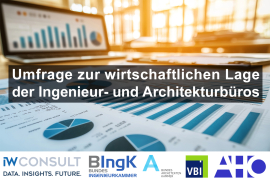 Umfrage zur wirtschaftlichen Lage der Ingenieur- und Architekturbüros 