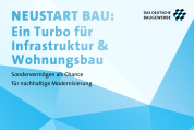 Neustart Bau: Ein Turbo für Infrastruktur und Wohnungsbau