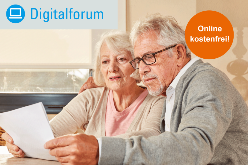 Digitalforum: Gut versorgt ins Alter - Das Versorgungswerk stellt sich vor - 03.11.2025 - Online - Kostenfrei!