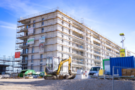 Kalksandstein ist der am häufigsten genutzte Baustoff im mehrgeschossigen Wohnungsbau in Deutschland. Foto: Kimm GmbH & Co. KG