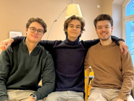 Selim Richert, Paul Mumm-Malbranc und Ennio Eberwein von MittelstandGPT (v.l.)