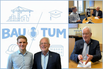 Neuer BauTUM-Podcast mit Kammerpräsident Prof. Dr. Norbert Gebbeken