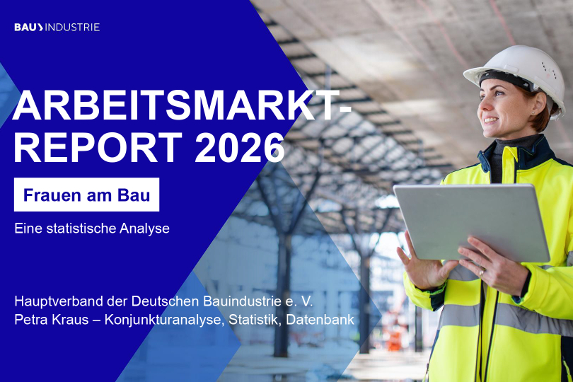 Mehr Frauen am Bau: Bauindustrie legt neue Zahlen vor