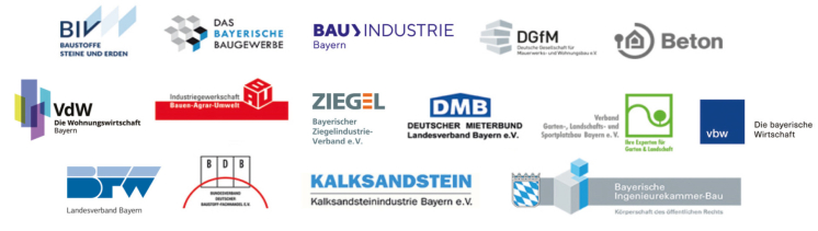 Teilnehmer der Aktion „Impulse für den Wohnungsbau Bayern“: