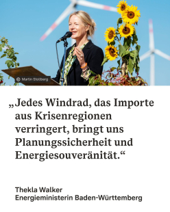 Baden-Württembergs Umwelt- und Energieministerin Thekla Walker. Foto: Martin Stollberg