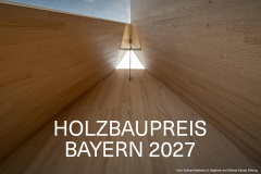 Holzbaupreis Bayern 2027 startet wieder