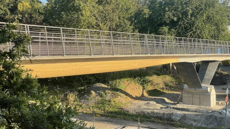 Brücke über den Seeblickweg. © Harrer Ingenieure
