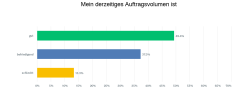 Aktuelles Auftragsvolumen