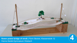 flower power bridge of stroß Florin Becker, Klassenstufe 12 Hanns-Seidel-Gymnasium Hösbach