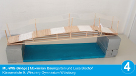 ML-WIG-Bridge Maximilian Baumgarten und Luca Bischof Klassenstufe 9, Wirsberg-Gymnasium Würzburg