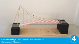 suspend-bridge Tim Diewald, Klassenstufe 10 Gymnasium Vilshofen