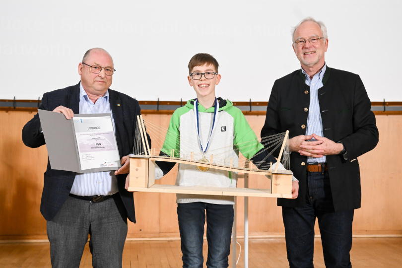 Platz 1: Hottergrabenbrücke von Sebastian Öhl, 13 Jahre, Gymnasium Donauwörth (7. Klasse)