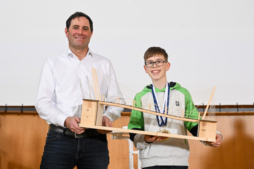 Platz 1: Hottergrabenbrücke von Sebastian Öhl, 13 Jahre, Gymnasium Donauwörth (7. Klasse)