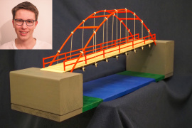 Platz 1: Brunnthal Brücke von Matthias Voß, Städtisches Heinrich-Heine-Gymnasium München, 15 Jahre, Klassenstufe 10