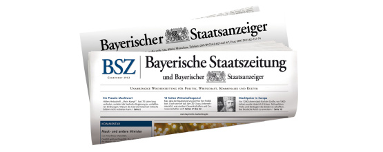 Ihr Projekt in der Bayerischen Staatszeitung