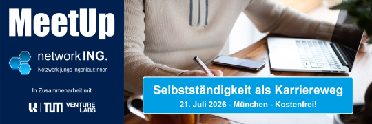 MeetUp: Selbstständigkeit als Karriereweg - 21.07.2026 - München - Kostenfrei!