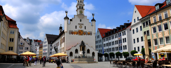 Kempten - Rathausplatz / Foto: Dieter Hockertz